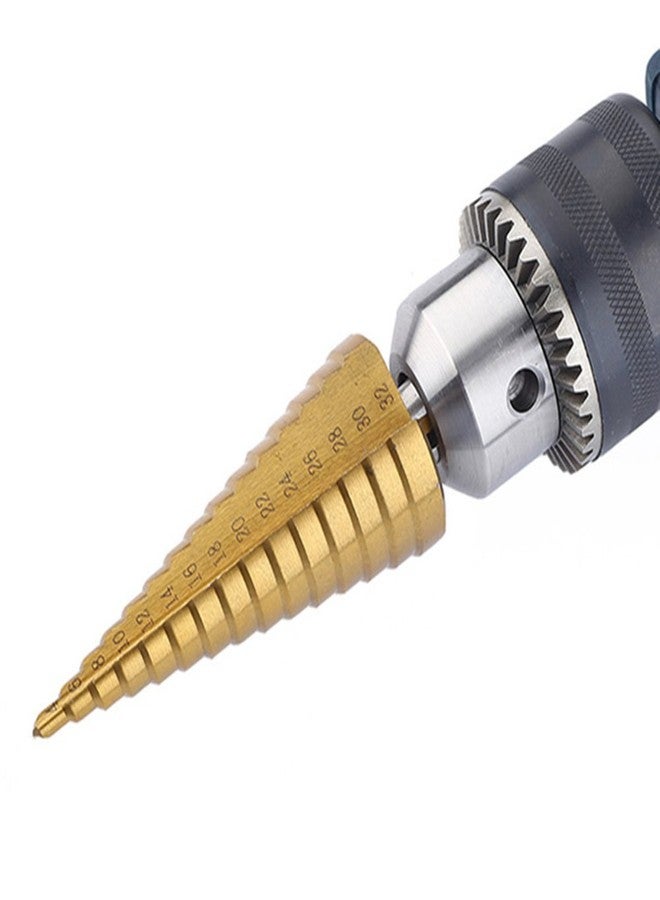 Digital Craft HSS Step Drill Bit 4mm-32mm - High Speed Steel Cone Drill Bit for Metal, Wood, Plastic & Tile Drilling - Image 4